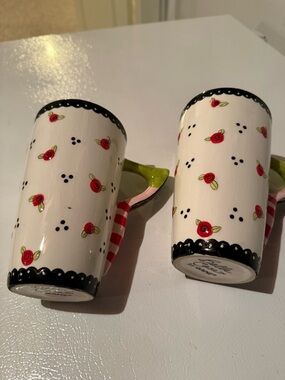 Set of two Bella Casa by Ganz large mugs